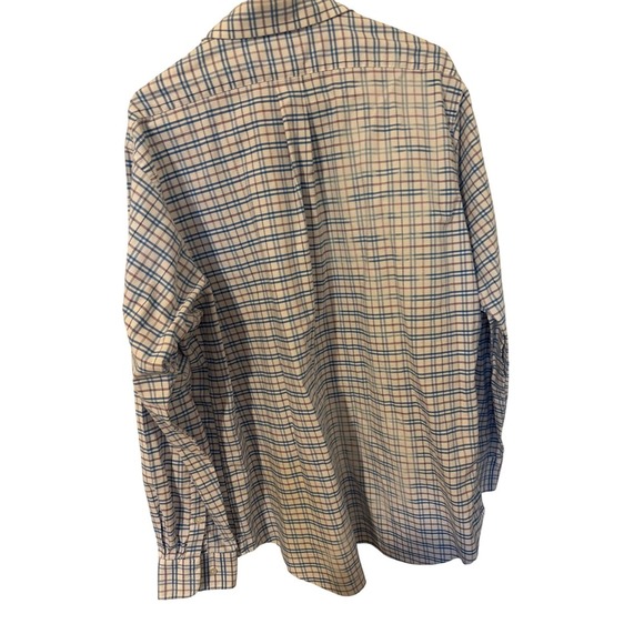 Chaps Mens Plaid Button Down Shirt Classic Fit Oxford - Picture 3 of 3